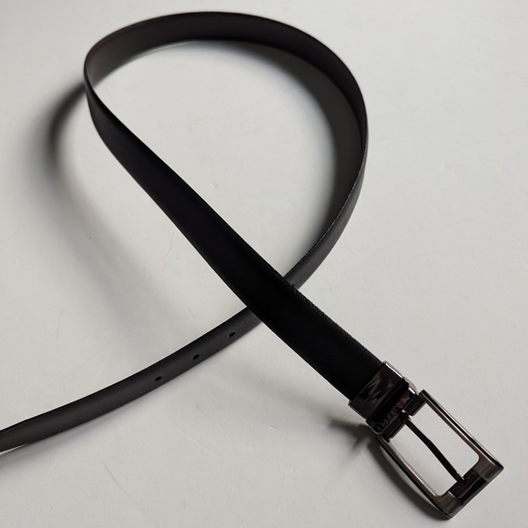 Ted Baker Men’s Black Leather Belt 46" - Picture 7 of 7
